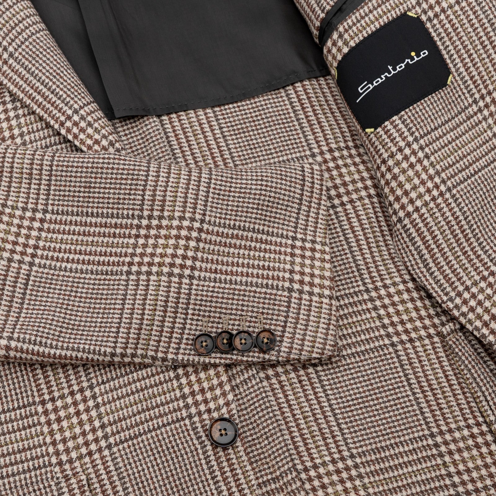 1900$ SARTORIO KITON Beige Jacket Sport Coat Wool Cashmere Silk 40 US 50 EU 7R