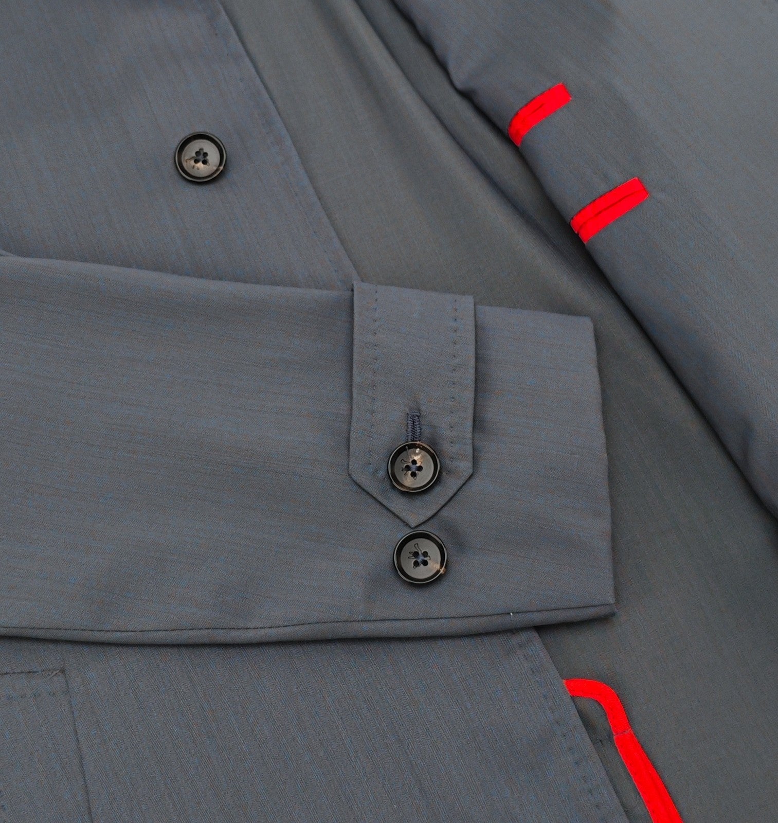 $4100 ISAIA NAPOLI Hand-Sewn Car Coat Herringbone Solaro Techno Wool