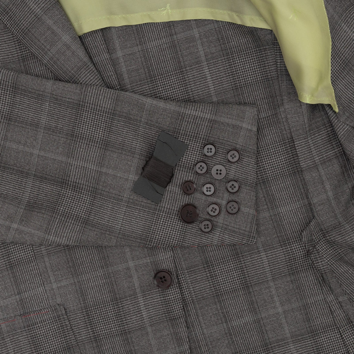 $6600 ISAIA NAPOLI "Marechiaro" Gray Suit Fine Wool 4 Season 38 US / 48 EU 8R