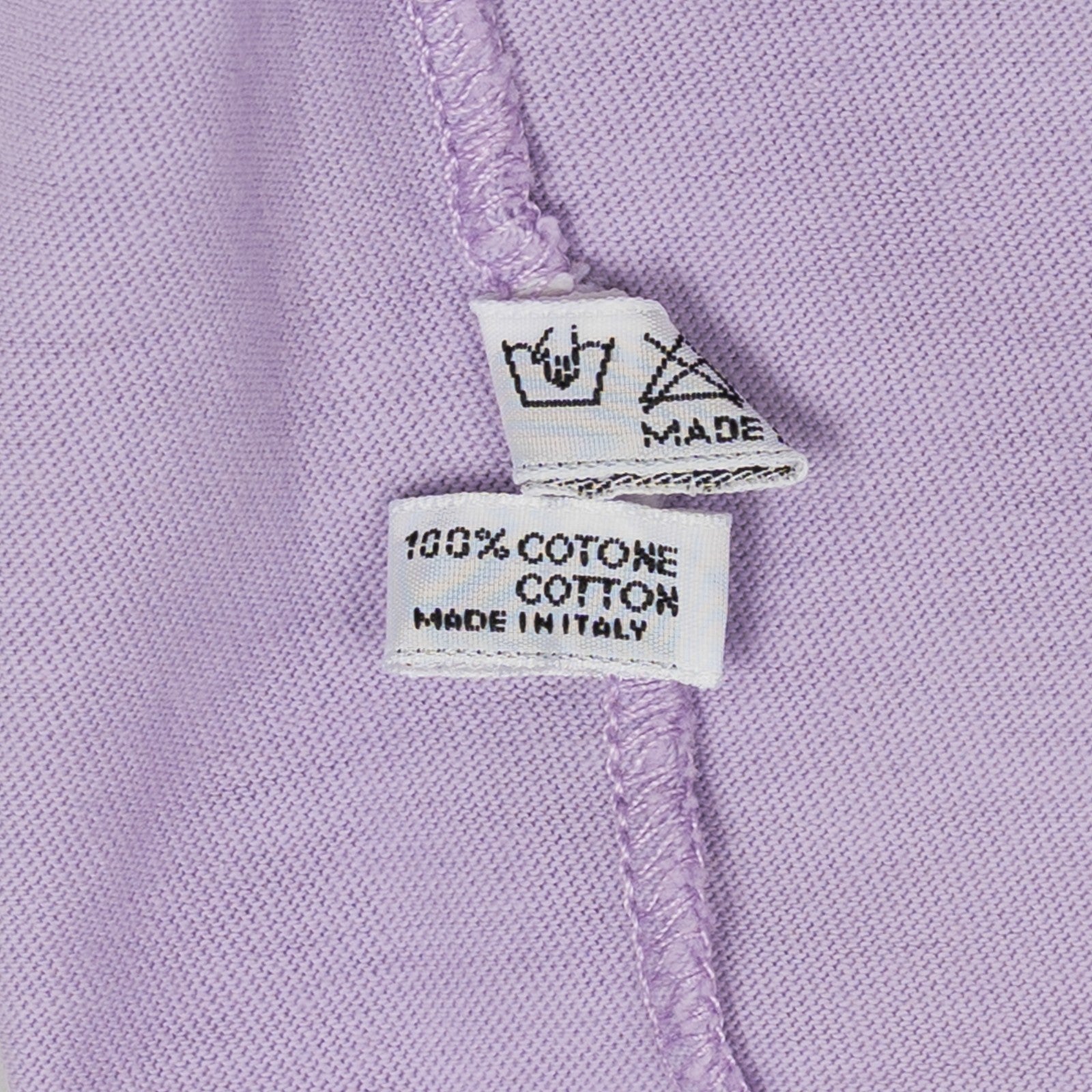 320$ RUBINACCI NAPOLI Lilac Polo Delavè Cotton 42 US / 52 EU
