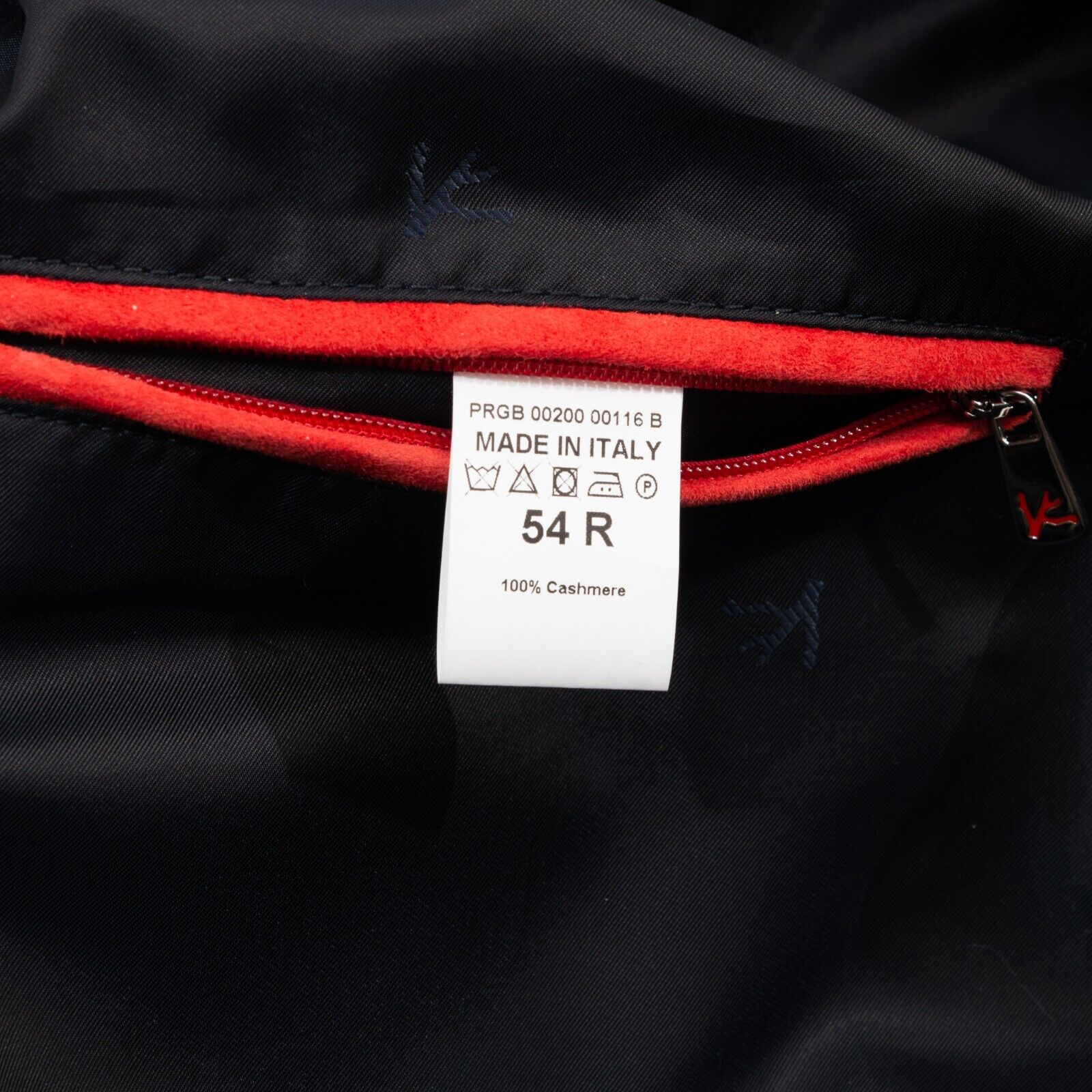 $6500 ISAIA NAPOLI Blue Navy Goose Down Hooded Puffer Coat 100% Cashmere