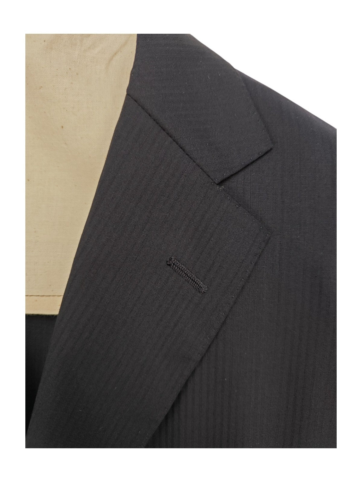 $2200 RAFFAELE CARUSO Blue Midnight Striped Suit LORO PIANA Wool 42 US / 52 EU