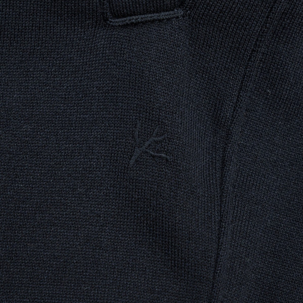 1350$ ISAIA NAPOLI Blue Navy Hand-Sewn Drawstring Track Pant Jersey Wool Size S
