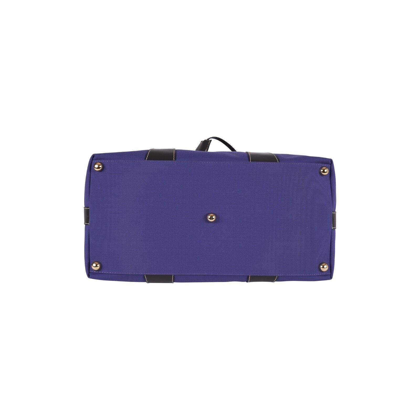 $880 LUXURY T.ANTHONY NEW YORK Violet Duffle Bag Weekender Travel Leather Canvas