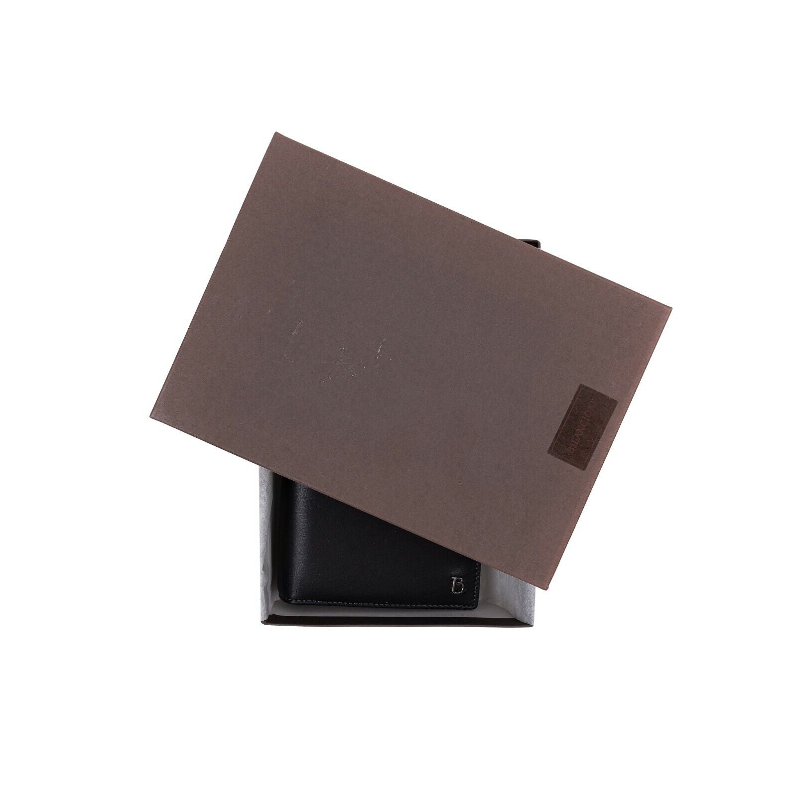 400 UMBERTO BILANCIONI Black Leather Diaries Notes Organizer Planner Ring Binder