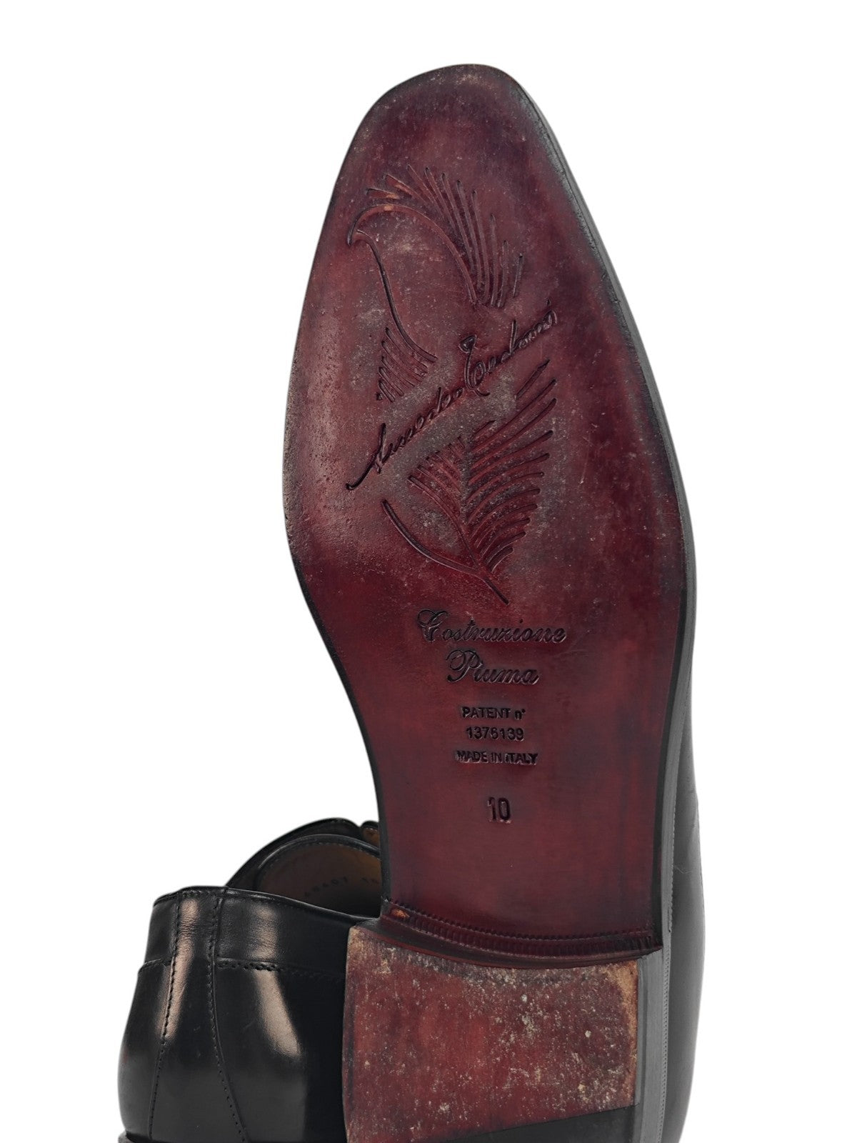 1400$ TESTONI " Valdobbiadene " PIUMA Oxford Shoes Calf 10 UK / 11 US / 44 IT