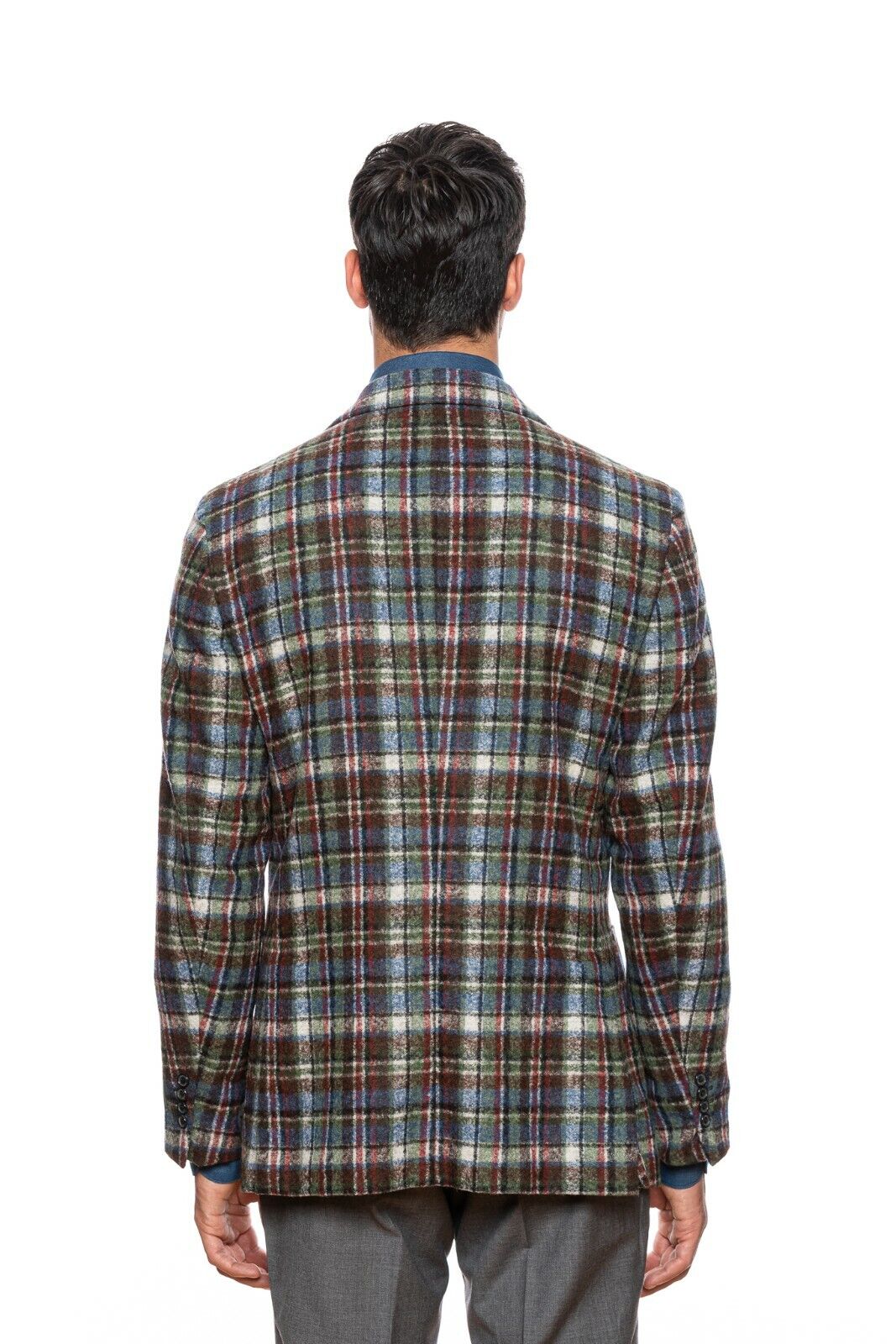 $2240 BELVEST Check Baby Alpaca Sport Jacket 42 US / 52 EU Drop 7R F/W 2018