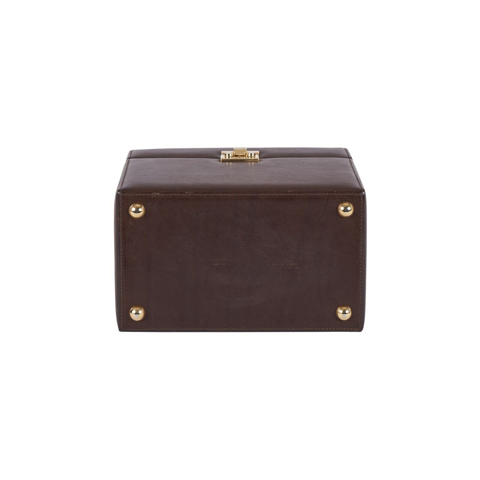 $2500 RARE BROOKS BROTHERS Leather Cocktail Shaker Set Travel Case New Vintage