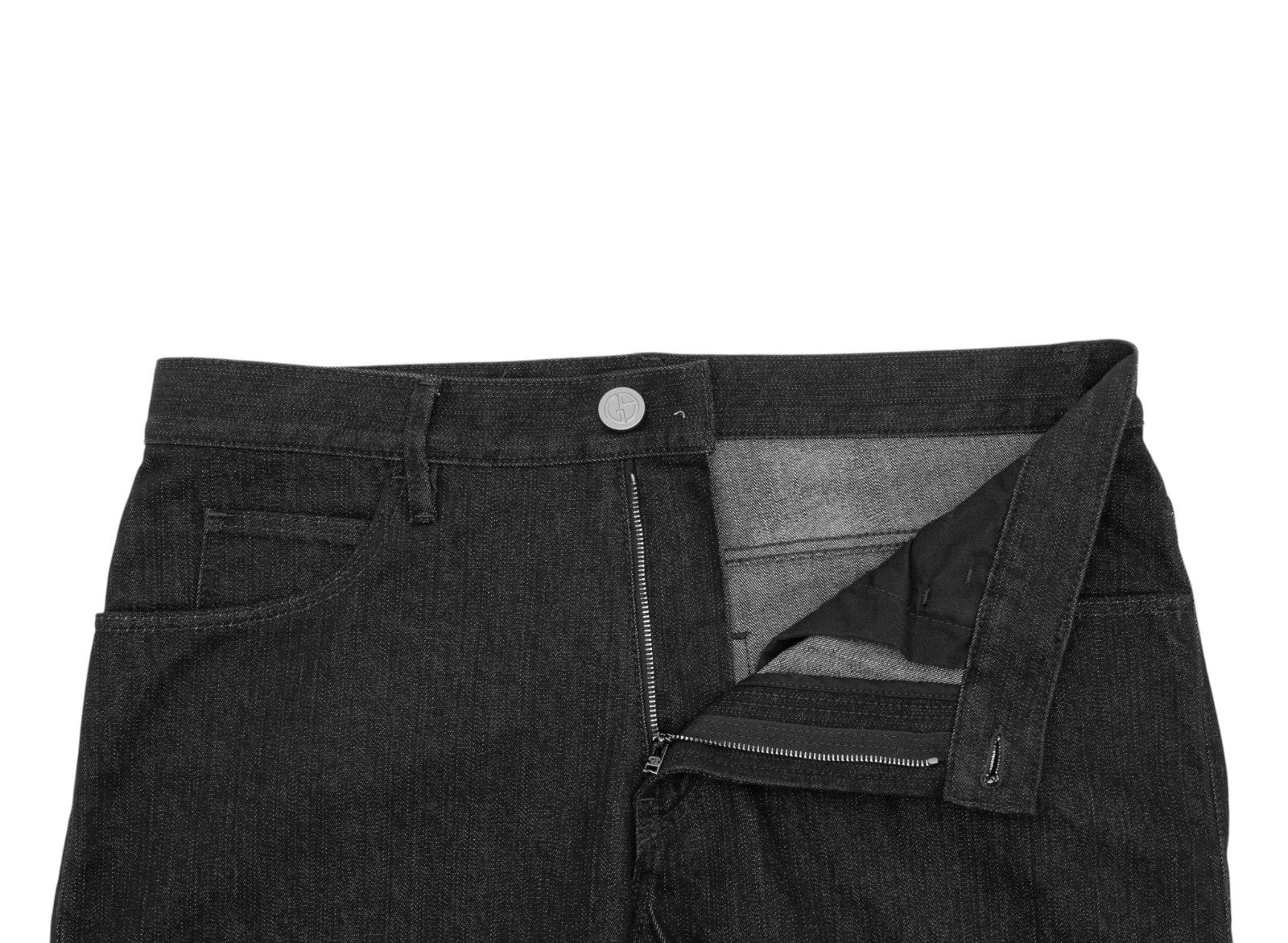 675$ GIORGIO ARMANI Denim Trouser Pant Jeans Cotton Regular Fit 31 US / 47 IT