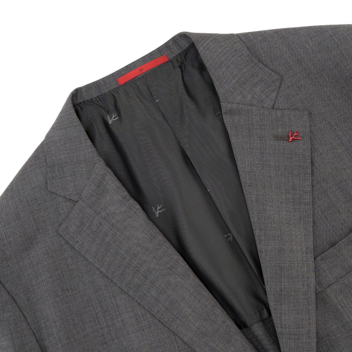 $6600 ISAIA NAPOLI "Capri" Gray Suit Fine Wool 4 Season 46 US / 56 EU 7R