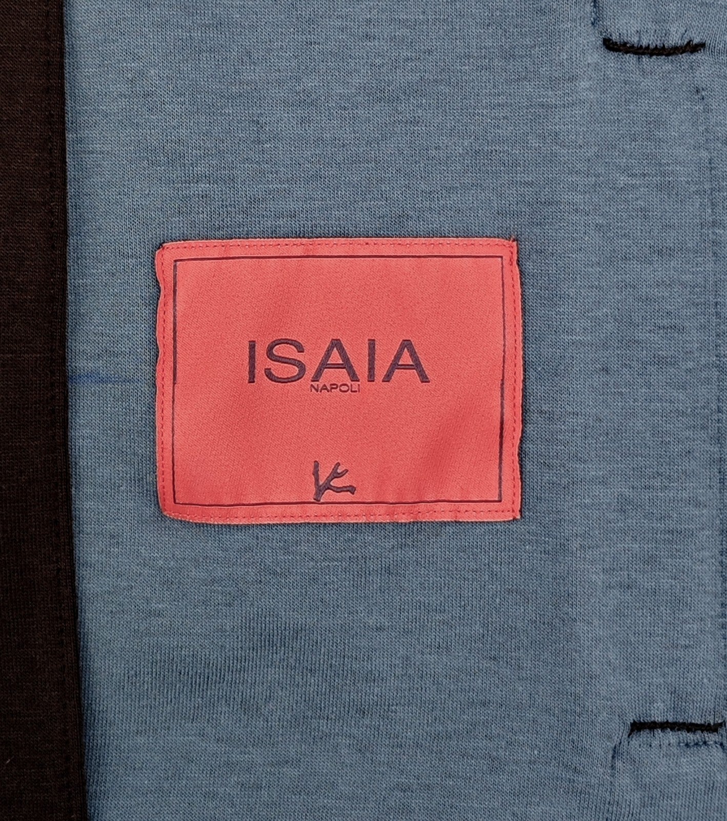 $2950 ISAIA "Logo" Brown Tracksuit Jogging Jersey Cotton - Cashmere Size L