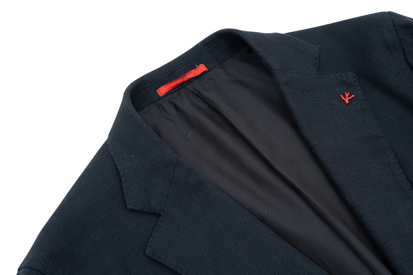 $3800 ISAIA NAPOLI Blue Jacket Sport Coat Washed Cotton / Linen 38 US / 48 EU 7R
