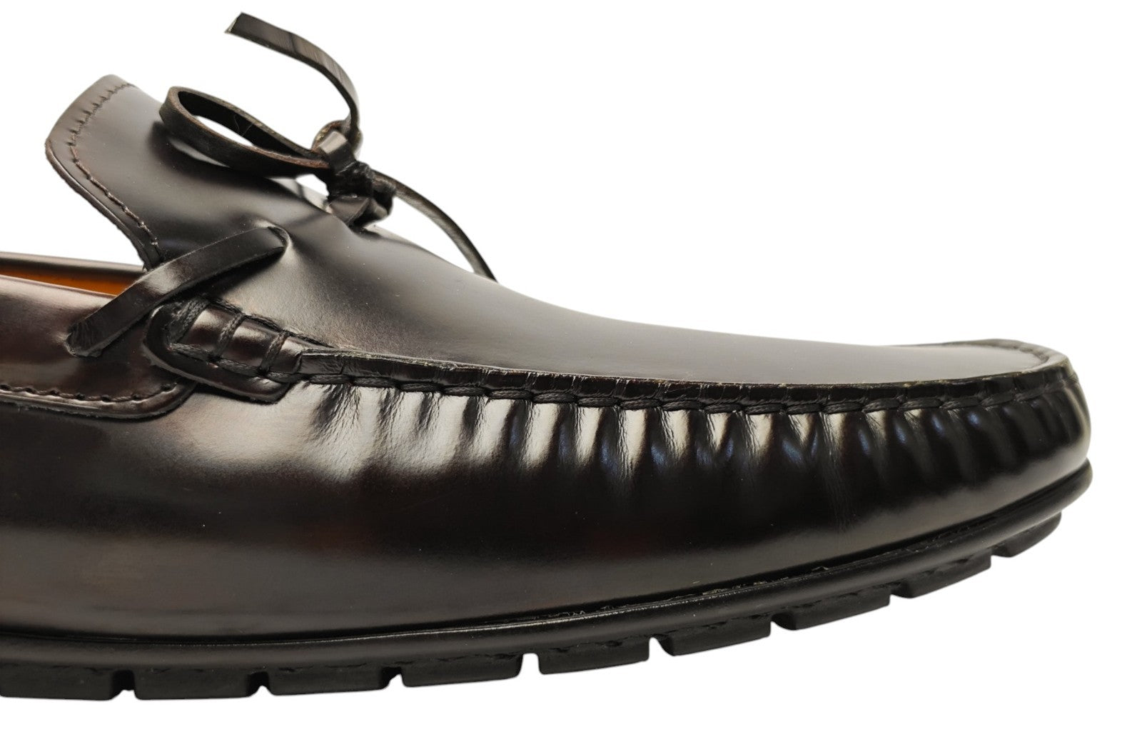 1100$ TESTONI Driver Loafer Antique Lux Calf Cigar Brown 8 UK / 9 US / 42 IT