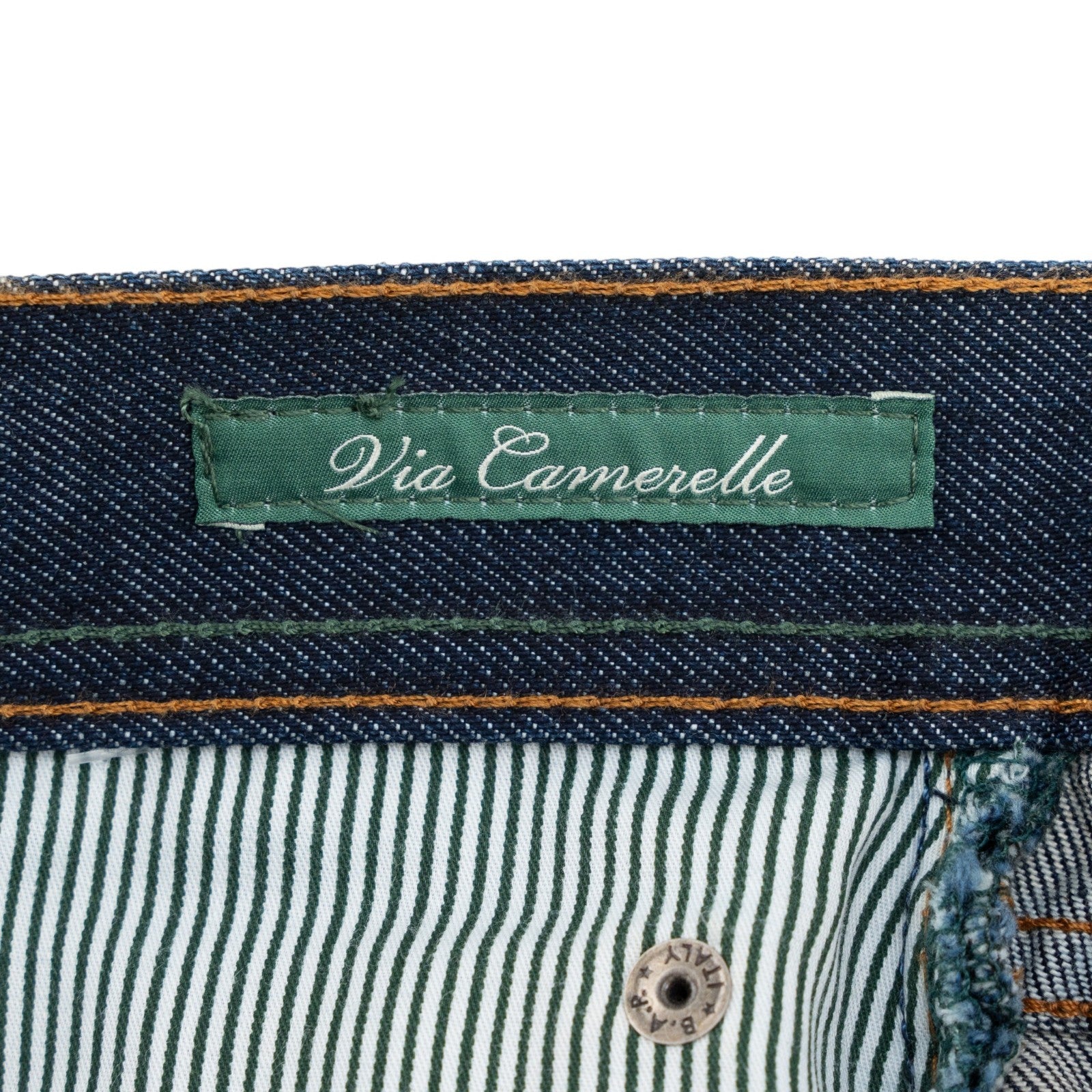 415$ LUIGI BORRELLI NAPOLI Denim Jeans Pant Raw Cotton 37 US / 53 EU