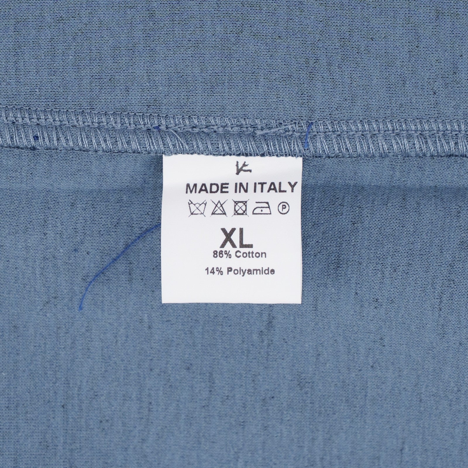 $1450 ISAIA NAPOLI Blue Full Zip Track Jacket Jersey Cotton Size XL