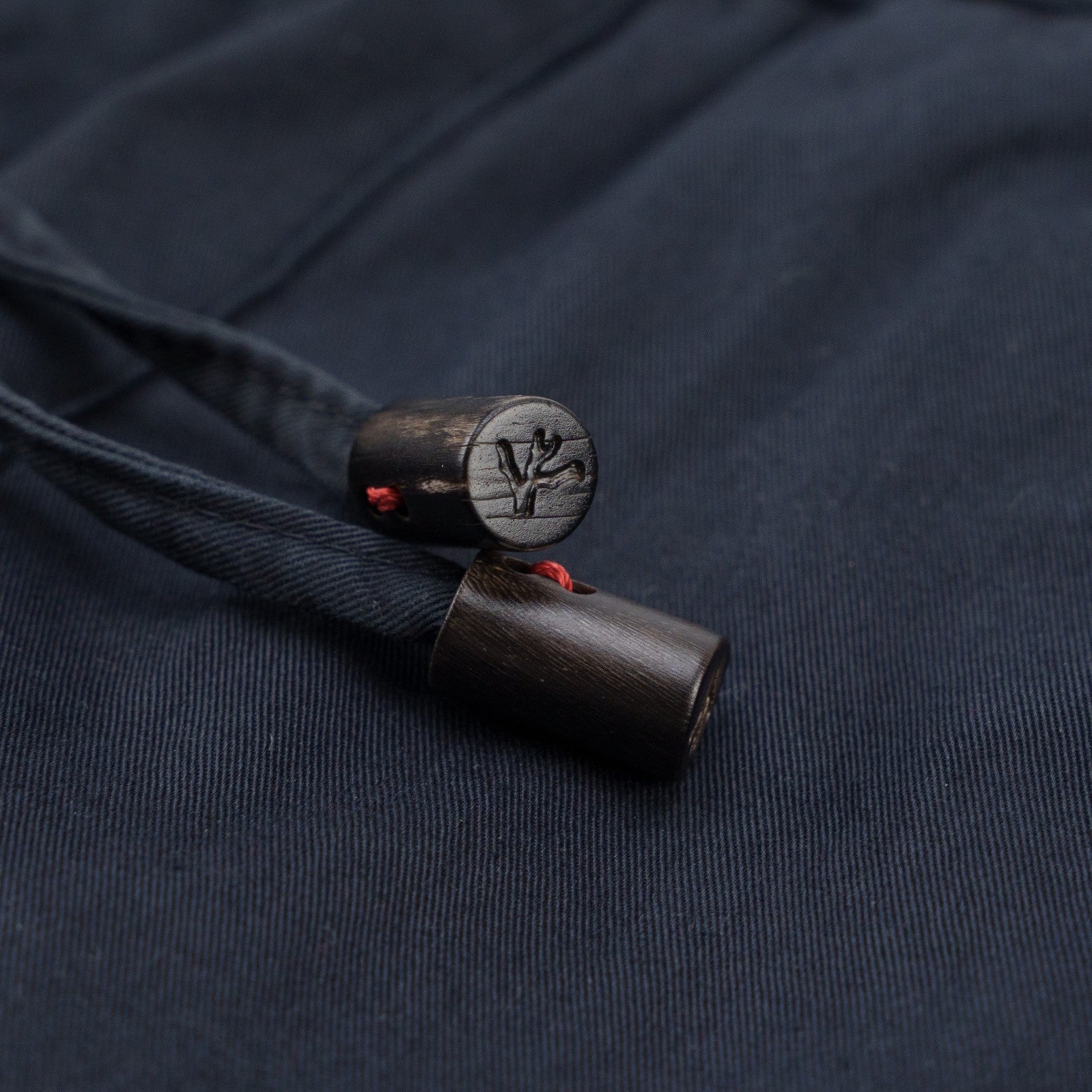 1050$ ISAIA NAPOLI Dark Blue Drawstring Pant Cotton Tapered Fit 34 US / 50 IT