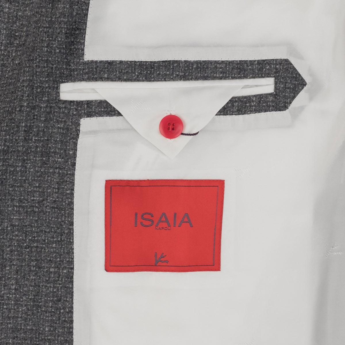 $6900 ISAIA NAPOLI "E" Gray Suit Soft Wool / Cashmere 46 US / 56 EU 7R