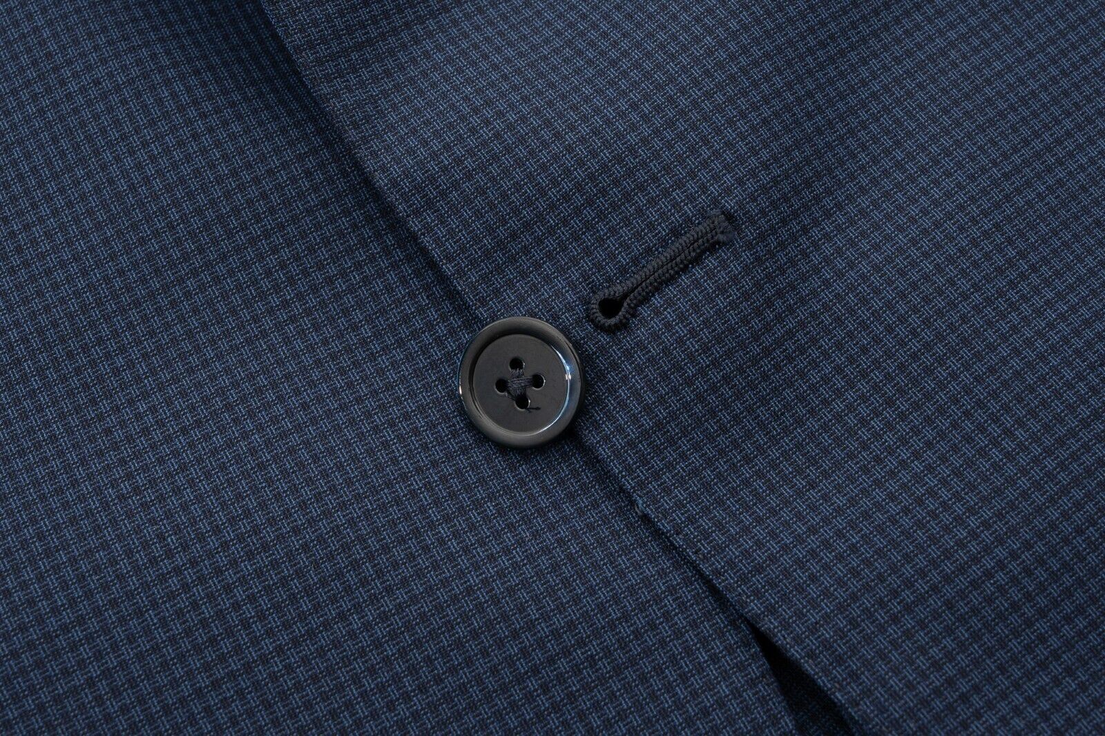 $5800 ISAIA NAPOLI Blue Hand-Sewn Checks Suit Fine Wool / Silk 7R ( Regular)