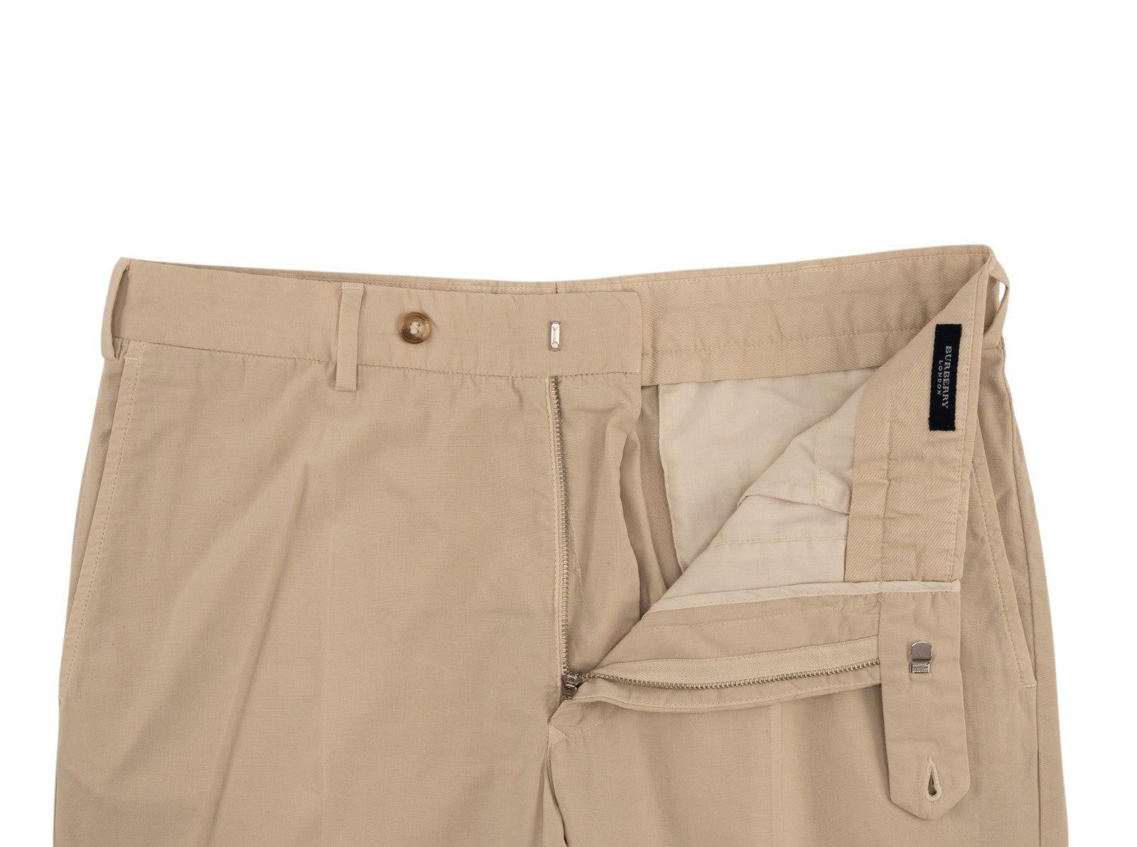 700$ BURBERRY Beige Chino Cotton Pant Regular Fit 32 US / 48 EU - Made in Italy