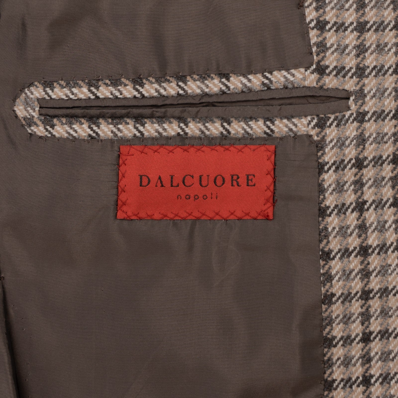 Sartoria DALCUORE NAPOLI Hand-Sewn Jacket Sport Coat Wool Cashmere 36 US / 46 EU