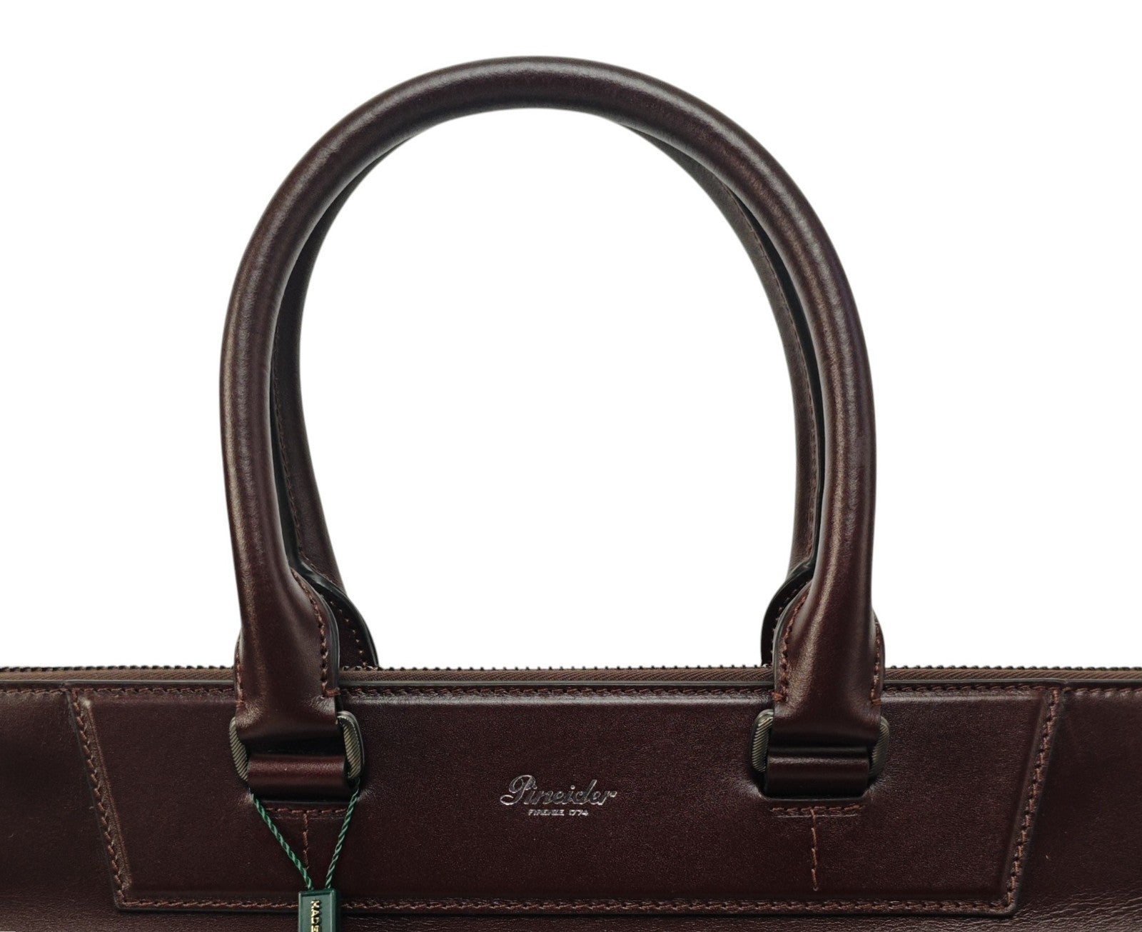 2050$ PINEIDER FIRENZE 1774 "Metro Smooth" Travel Weekend Medium Duffle Bag Rum
