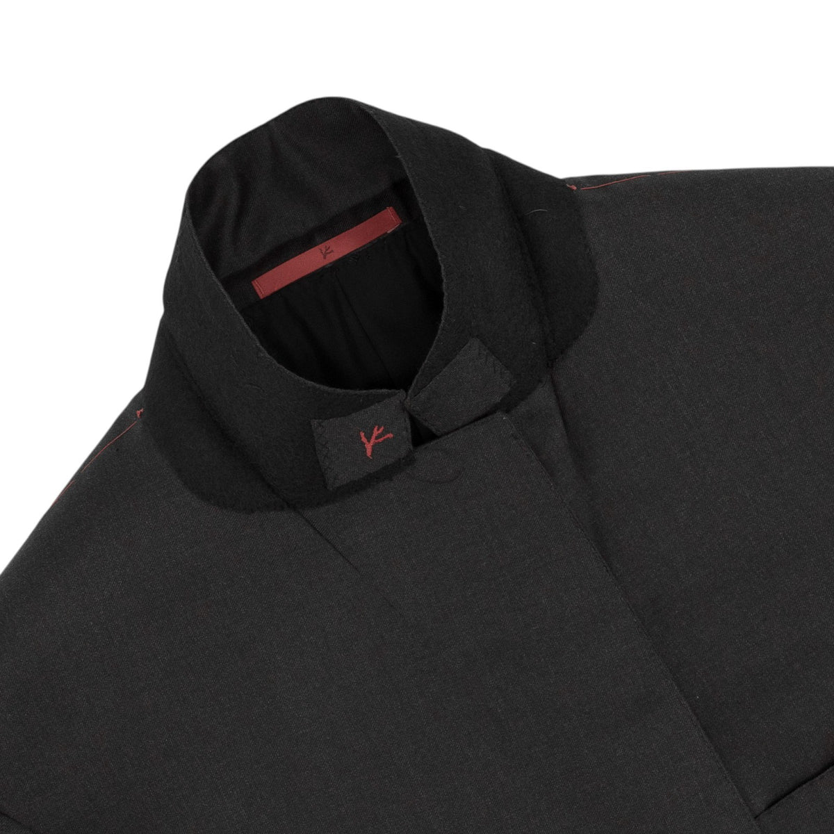 $7120 ISAIA NAPOLI "Gregorio" Dark Gray Suit Hand-Sewn Fine Wool Aquaspider