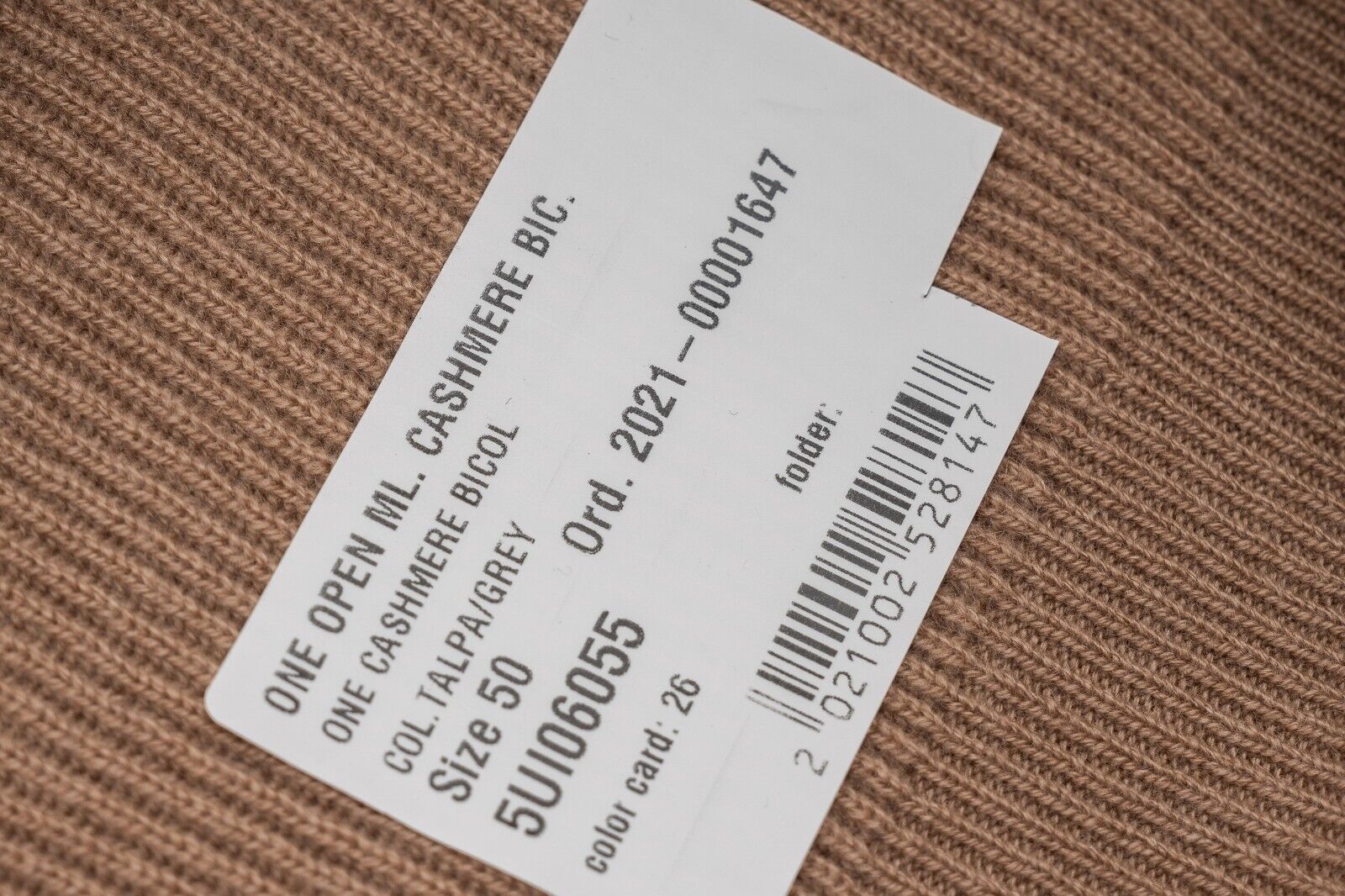 $2200 FEDELI "One Open" Beige Cardigan Sweater Zip 100% Cashmere 40 US / 50 EU