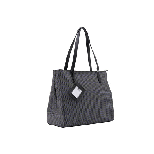 $890 a.Testoni Bologna OPTICAL Calf Cloud Shopping Bag / Work Bag Luxury