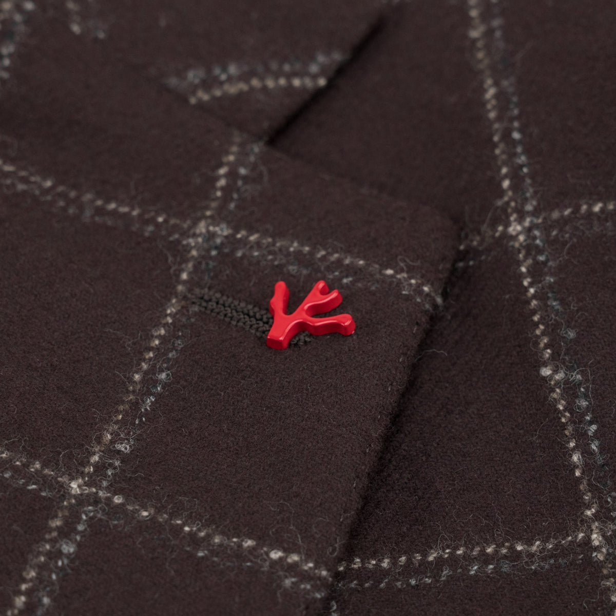 $6600 ISAIA "Gregorio" Dark Brown Hand-Sewn Suit Medium Wool 38 US / 48 EU 7R