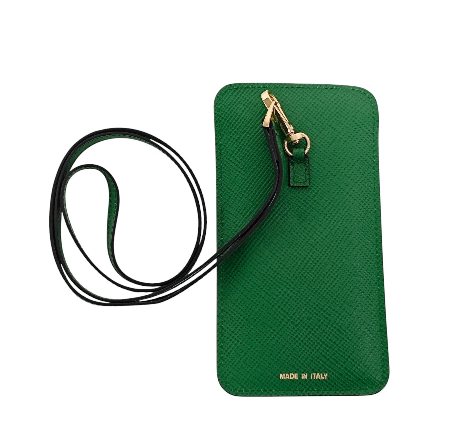 295$ PINEIDER FIRENZE 1774 Necklace Double Pen Holder Saffiano Calf Green