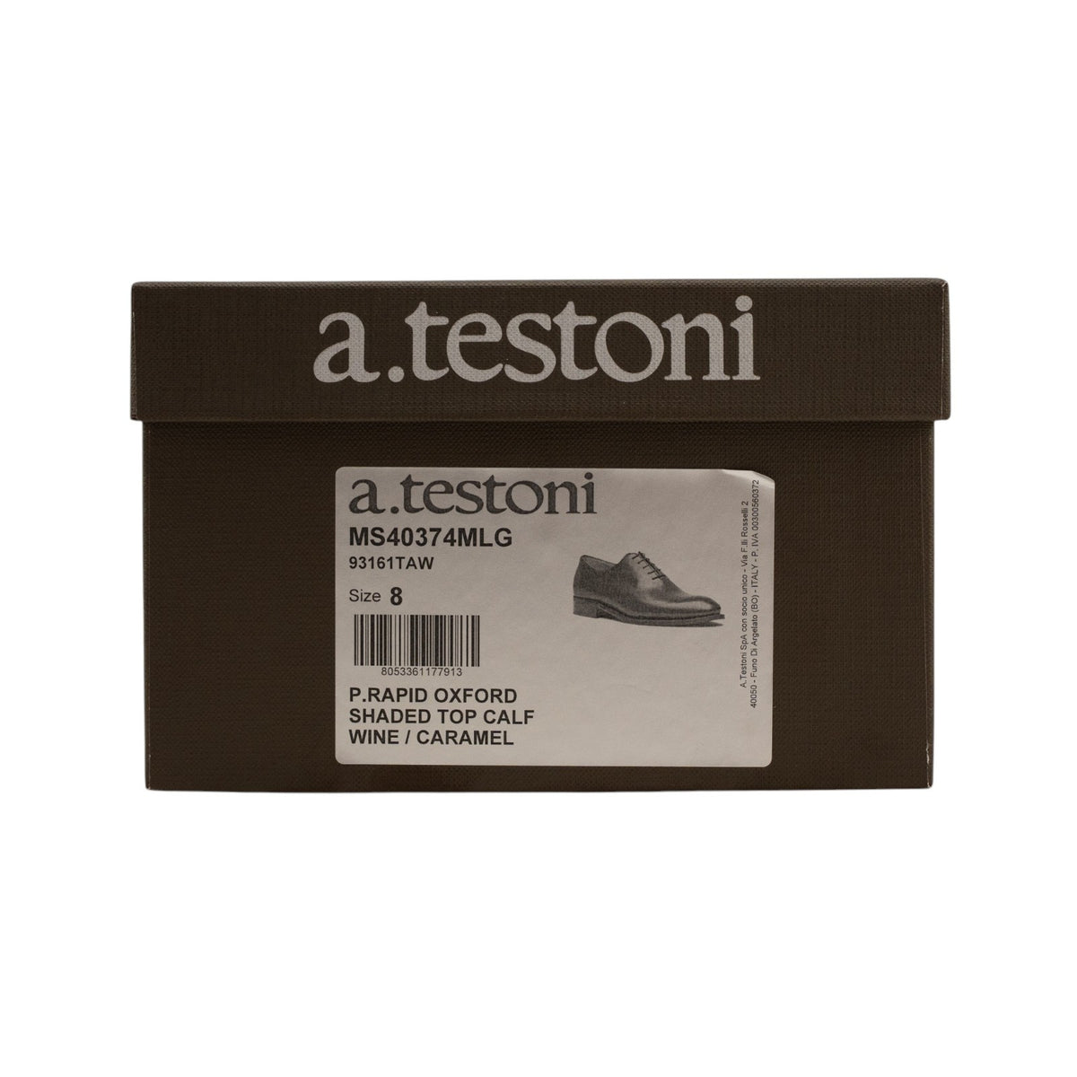 1450$ TESTONI "PIUMA" Construction Oxford Shoes Calf Wine 8 UK 9 US 42 IT