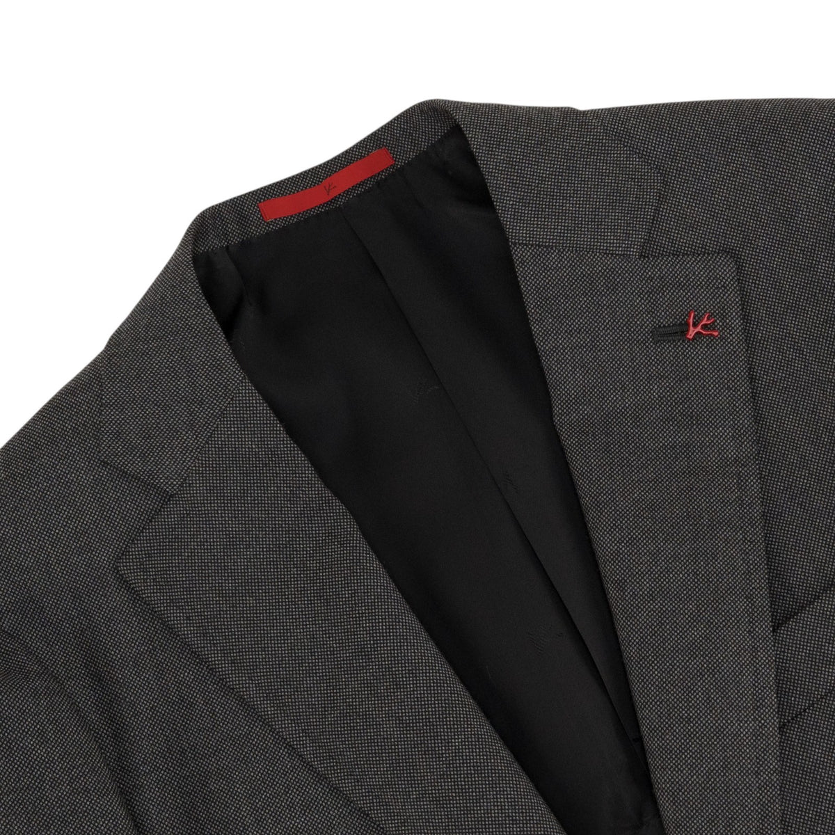 $6700 ISAIA NAPOLI "Capri" Gray Suit Fine Wool Grisaglia 36 US / 46 EU 8R