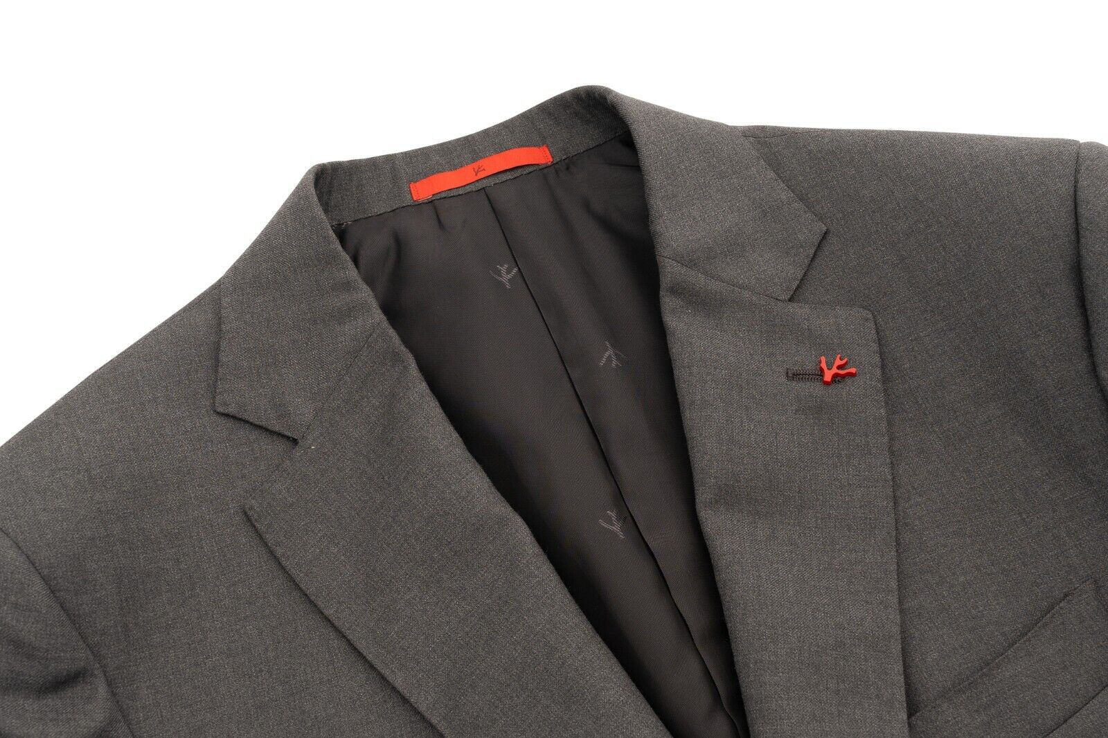 $5200 ISAIA NAPOLI Medium Gray Blazer Sport Coat Wool 130's 42 US / 52 EU 7R