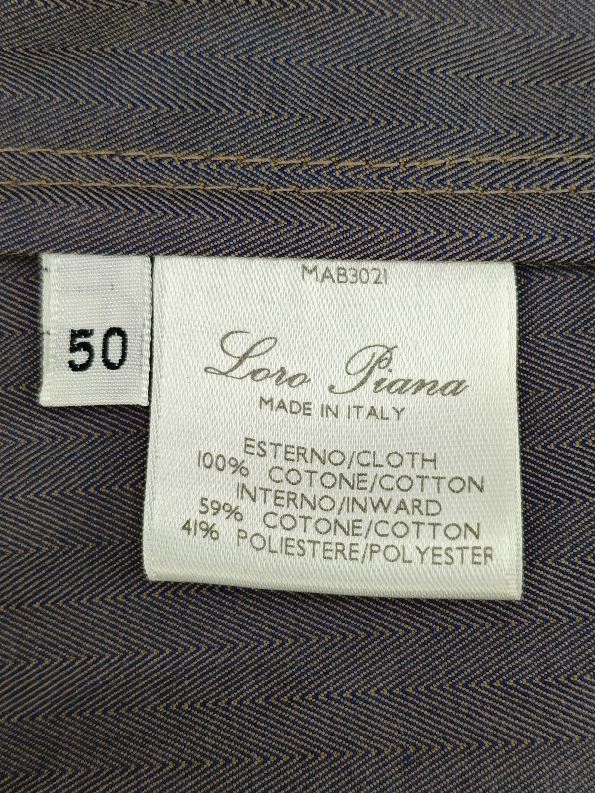 2900$ LORO PIANA Jacket Sport Coat Olive Green Cotton Leather Detail 40 US 50 IT