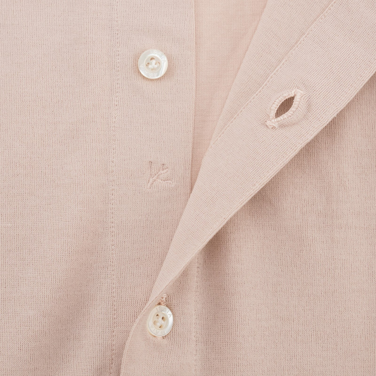 715$ ISAIA NAPOLI Casual Shirt Jersey Cotton Hand-Sewn Antique Pink 17 - 43