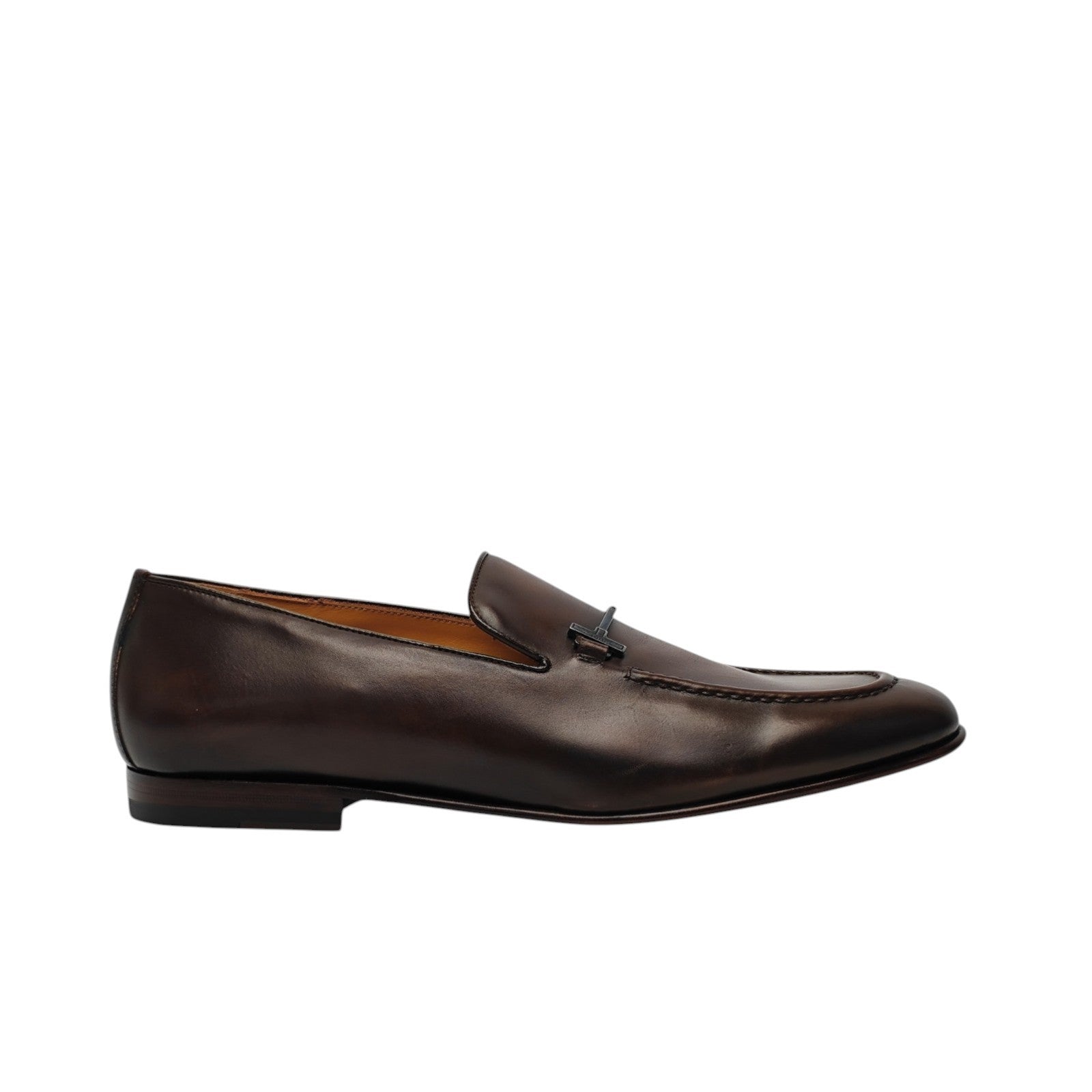 1250$ TESTONI Loafer BOLOGNESE CONSTRUCTION Calf Brown 8 UK / 9 US / 42 IT
