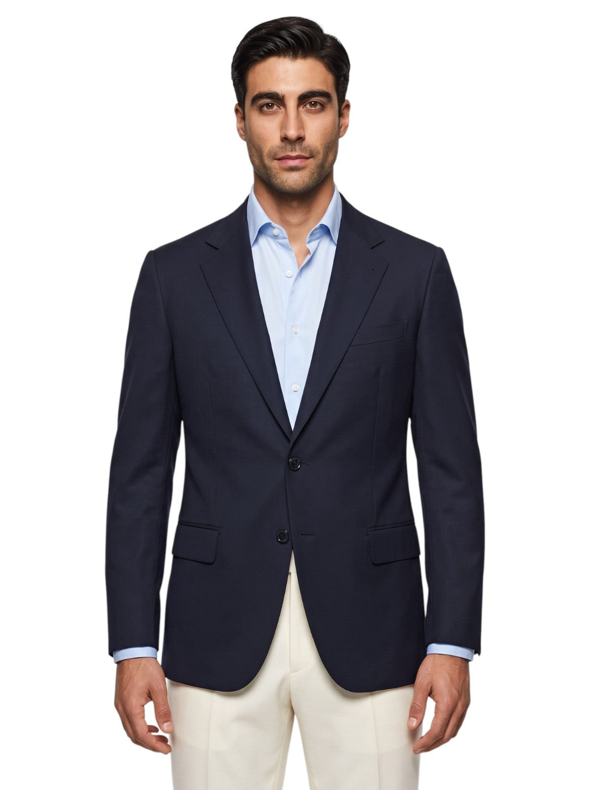 2150$ GIORGIO ARMANI SOHO Jacket Sport Coat Techno Fabric Dark Blue 48 US 58 IT