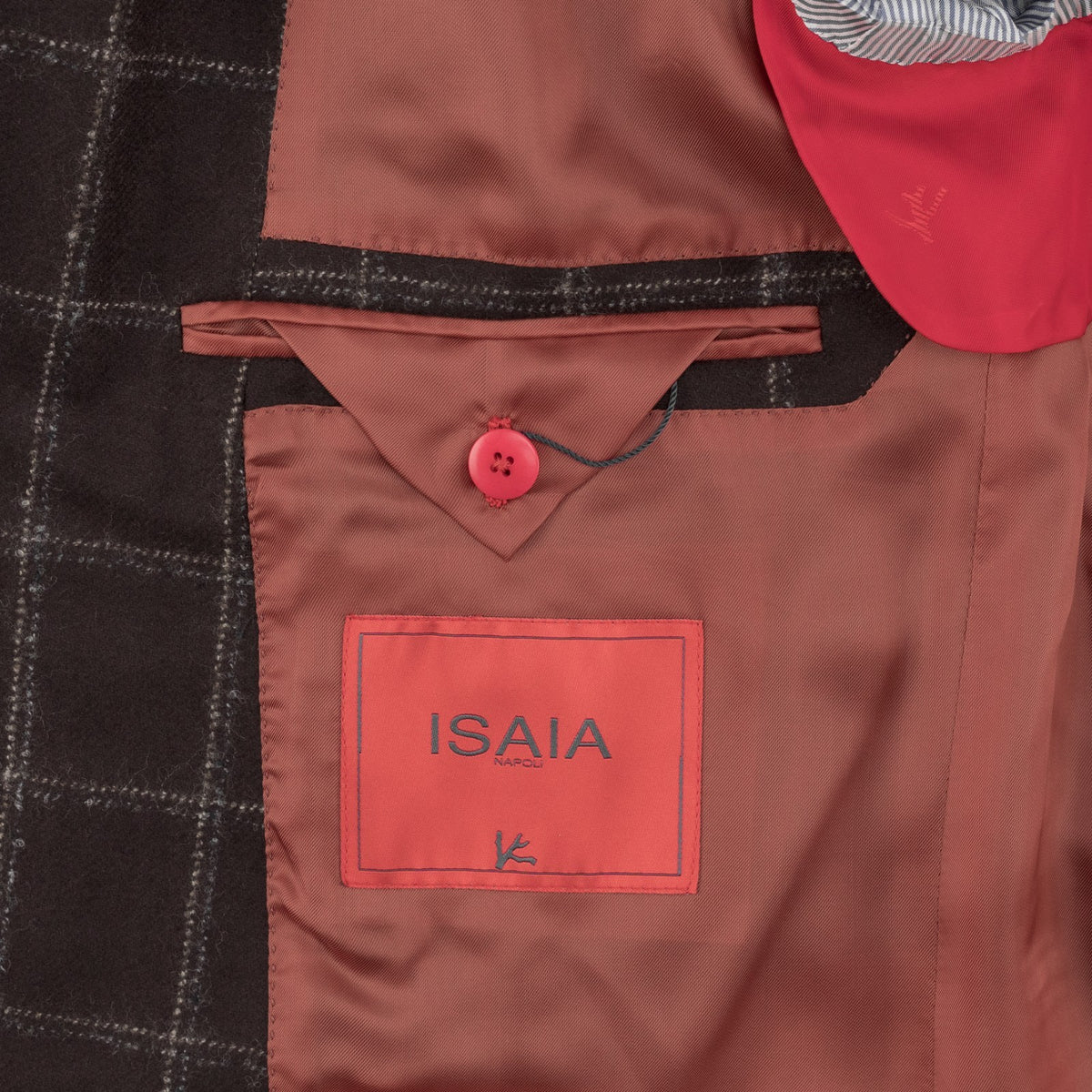 $6600 ISAIA "Gregorio" Dark Brown Hand-Sewn Suit Medium Wool 38 US / 48 EU 7R