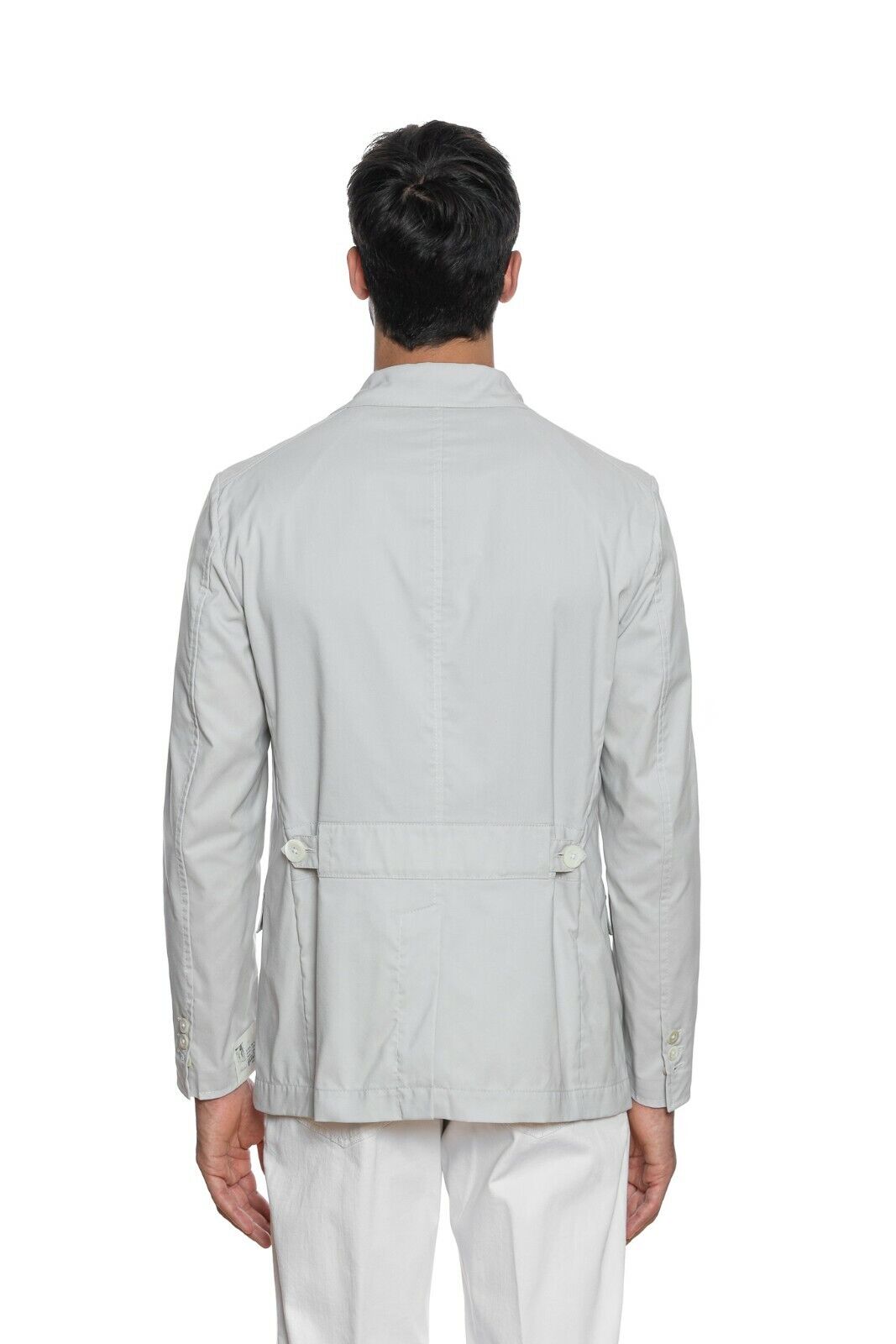 1750$ BELVEST CITY SAFARI Jacket with Martingale Ice Cotton 40 US / 50 EU Drop 8