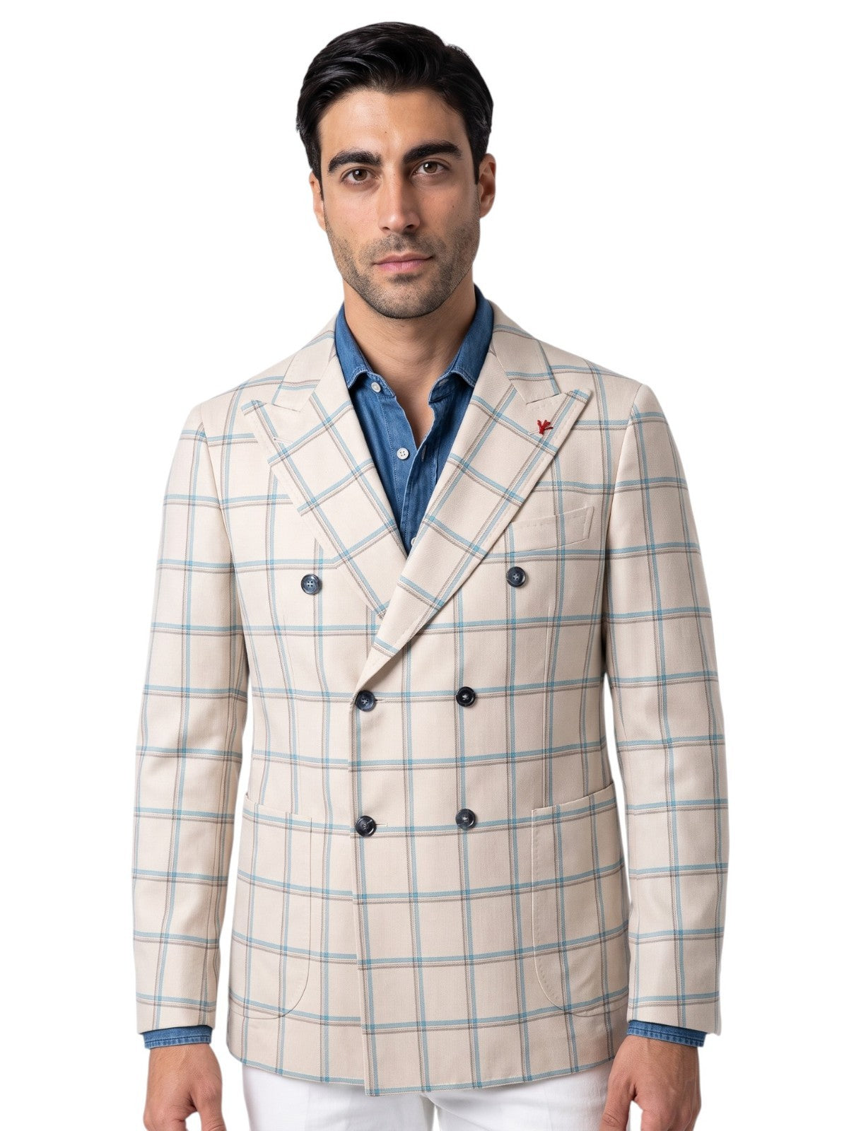 $6750 ISAIA NAPOLI Ivory Hand-Sewn Sport Coat Cashmere Silk 40 US / 50 EU 8R