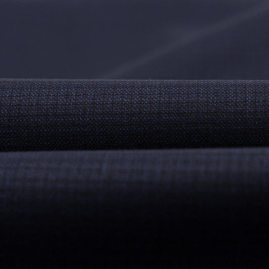 $7150 ISAIA "Marechiaro" Dark Blue Suit Wool 170's & Silk 44 US / 54 EU 8R