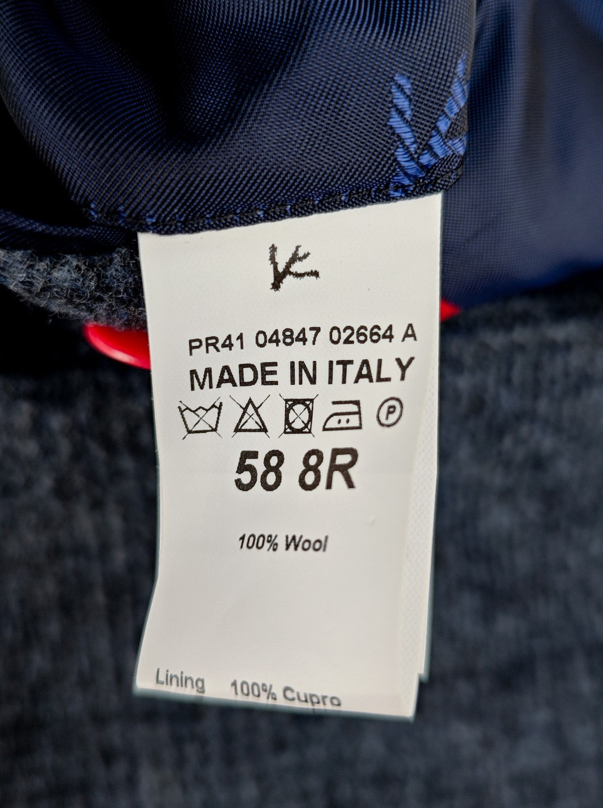 $4650 ISAIA NAPOLI "Capri" Blue Sport Coat Flannel Wool 48 US / 58 EU 8R
