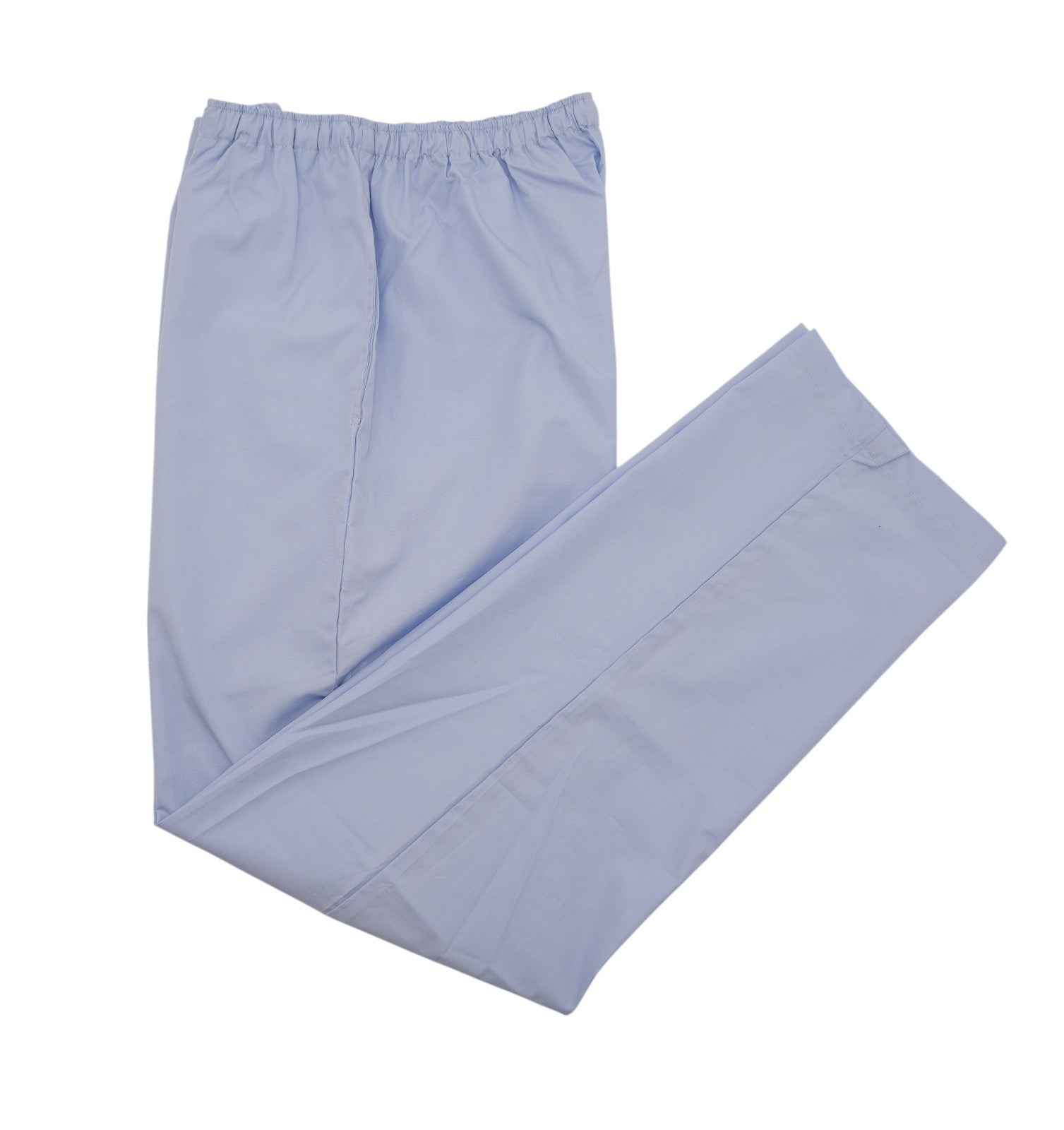 $2250 ISAIA NAPOLI Light Blue Pajama Sleeping Set Drawstring Pant Fine Cotton