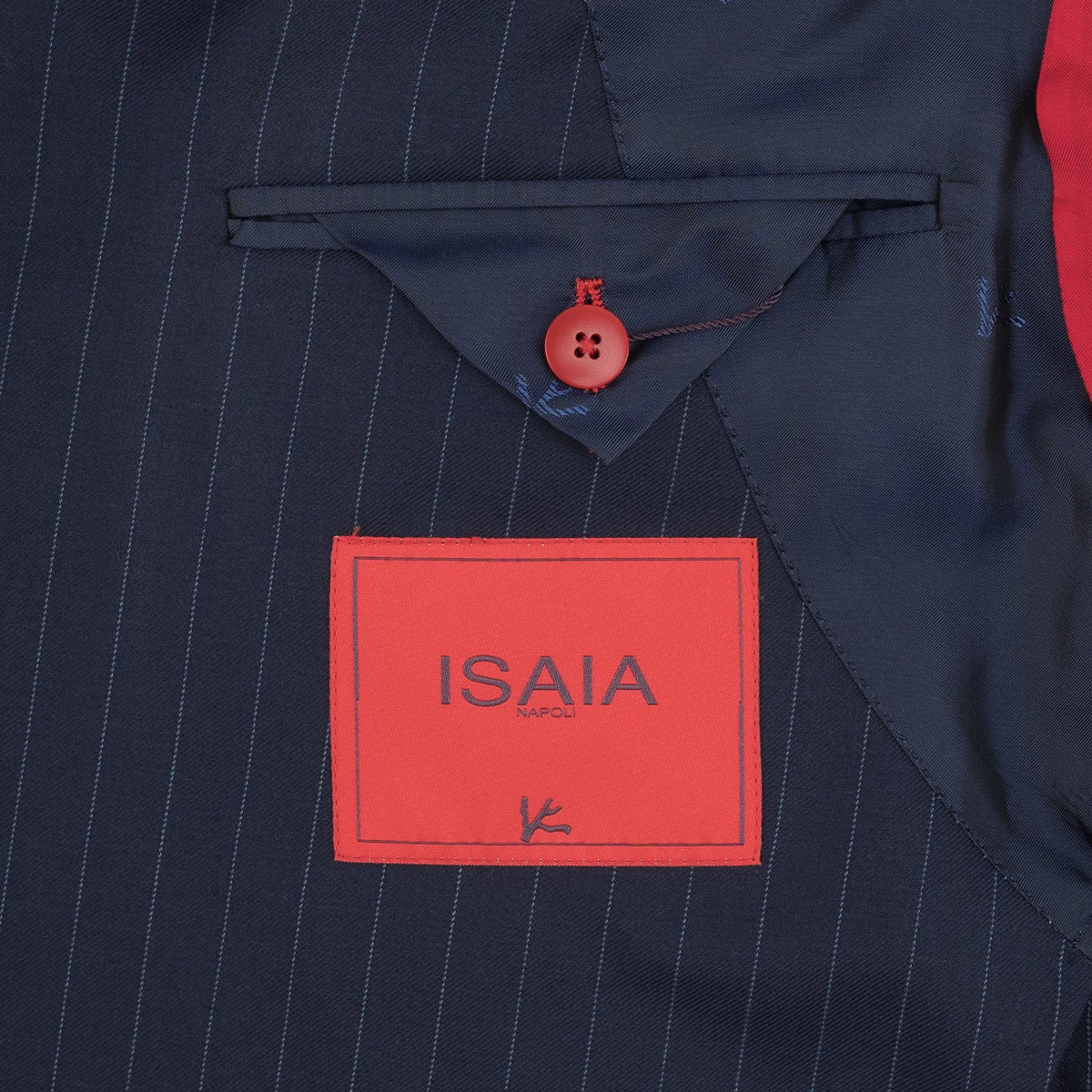 $6650 ISAIA NAPOLI "Capri" Blue Suit Wool Fine Wool 4 Season 44 US / 54 EU 8R