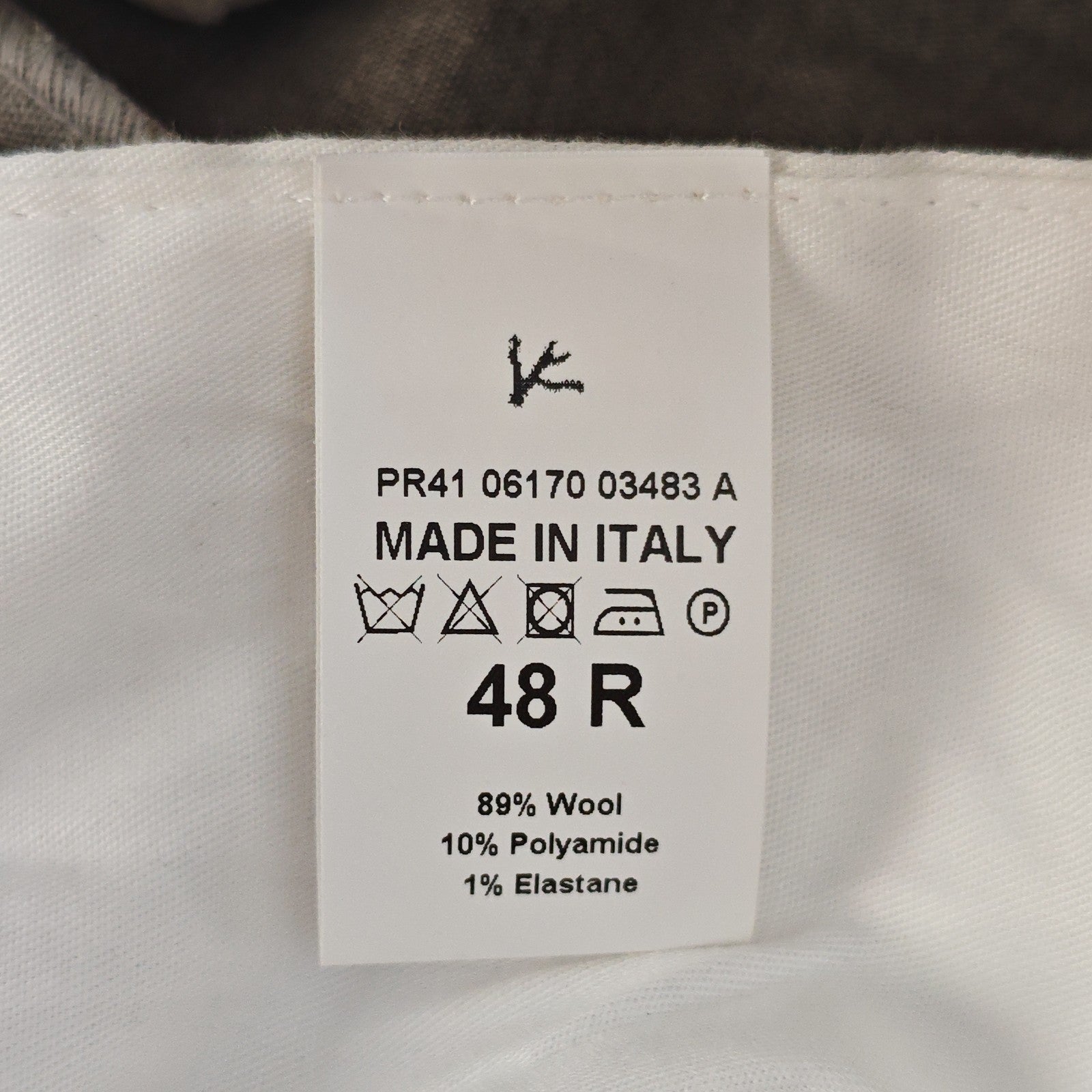 1650$ ISAIA "Sanità" Gray Tapered Dress Pant Fine Stretch Wool Comfort Project