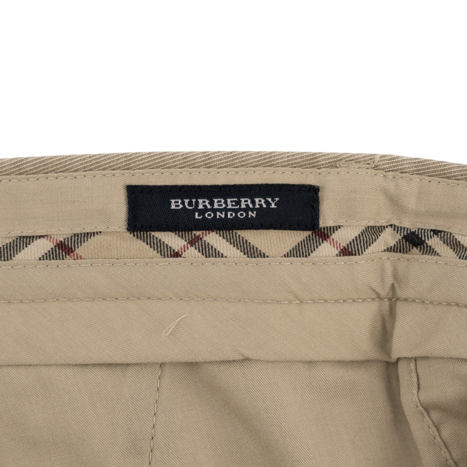 700$ BURBERRY Beige Chino Pant Twill Cotton Regular Loose Fit 42 US 58 EU