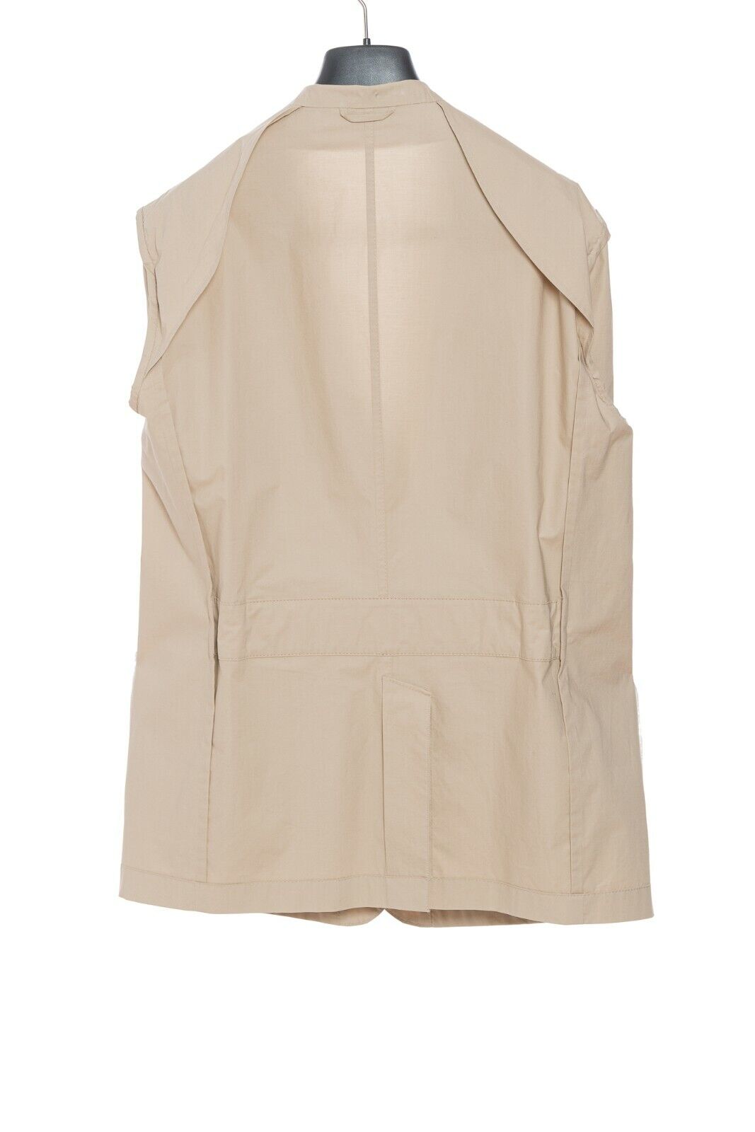 1750$ BELVEST CITY SAFARI Jacket with Martingale Beige Cotton 42 US / 52 EU 8R