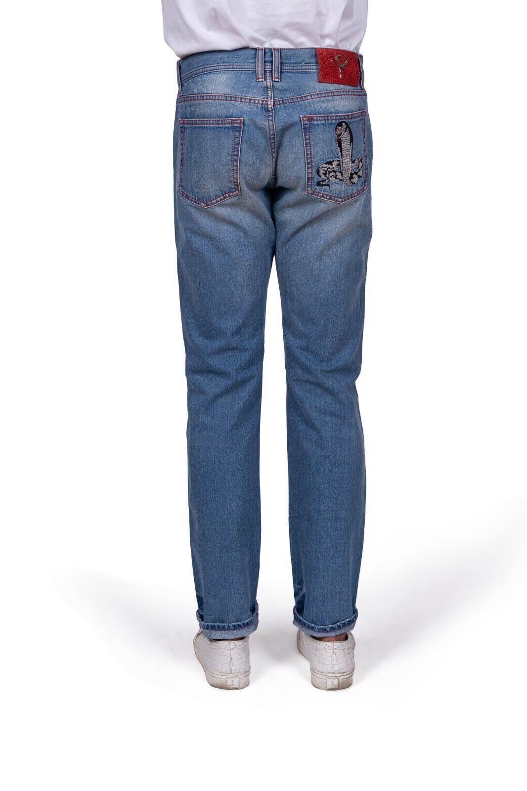1500$ GERLIN Jeans Pant Cotton + Crocodile Tag 34 US / 50 EU BIJAN