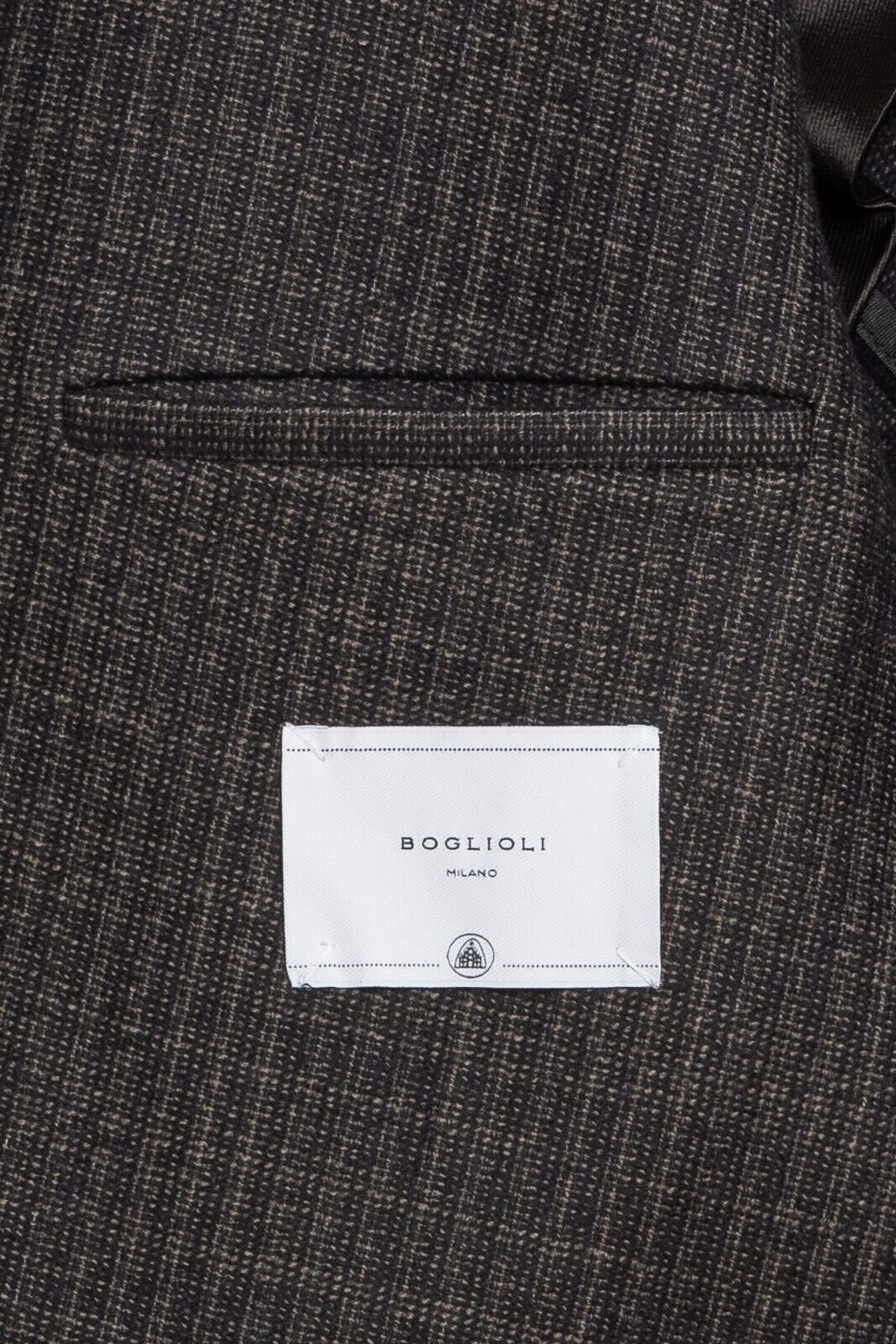 $1950 BOGLIOLI MILANO Grey Long Coat K.Jacket TWEED Wool