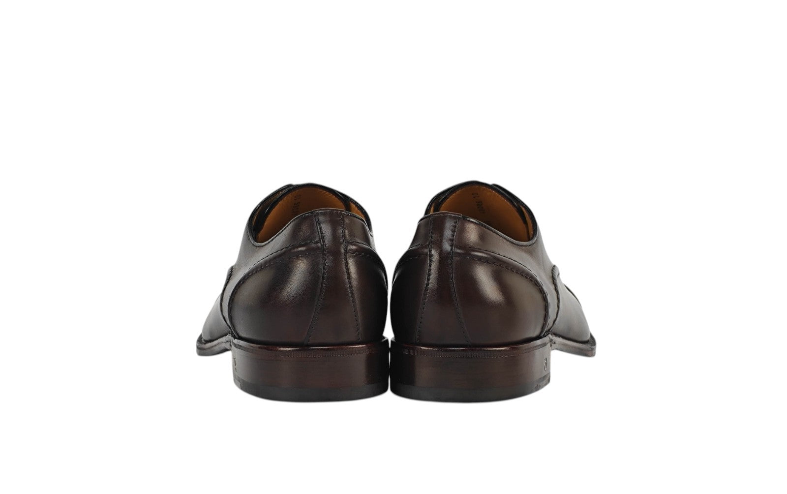 1300$ TESTONI "Piuma" Sant'Eulalia Oxford Shoes Calf Brown 10 UK 11 US 44 IT